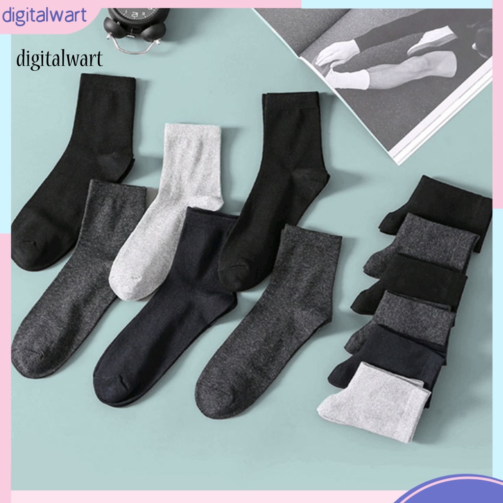 Kỹ Thuật Số| Set 5 Đôi Tất Thể Thao Thấm Hút Mồ Hôi Tốt Chống Ma Sát Thời Trang Xuân Hè Cho Nam