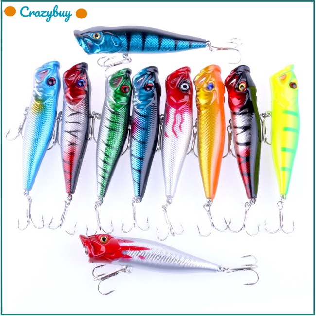 Cr Mồi Câu Cá Giả Bằng Nhựa Cứng 9cm 12g