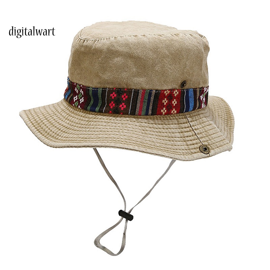 Kỹ Thuật Số| Mũ Tai Bèo Họa Tiết Hình Học Có Thể Điều Chỉnh Kích Thước Cho Nam Và Nữ