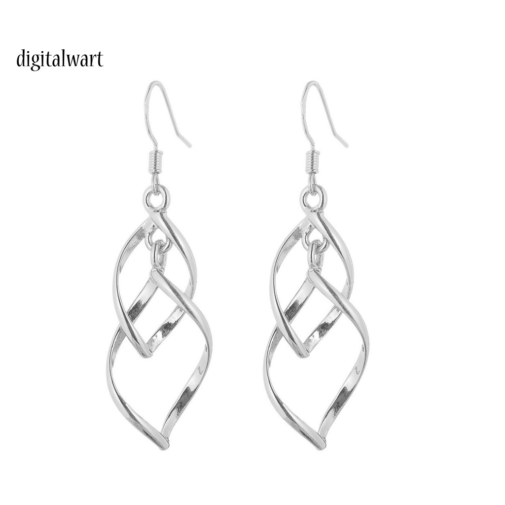 Kỹ Thuật Số| 1 Đôi Bông Tai Dạng Móc Xoay Phong Cách Bohemian Tinh Tế Lâu Trôi Mặc Hàng Ngày