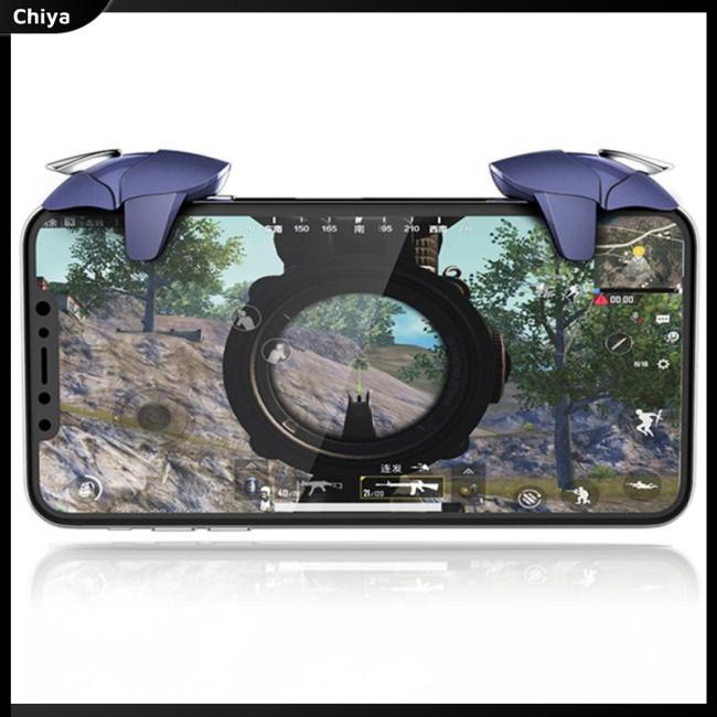 Set 2 Nút Bấm Chơi Game L1 R1 Bằng Kim Loại Dành Cho Điện Thoại Di Động