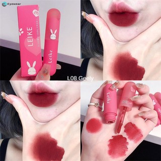 Son kem lì leike velvet son kem lì chống thấm nước lâu trôi son kem lì không phai màu ống nhỏ màu đỏ son đất sét mắt