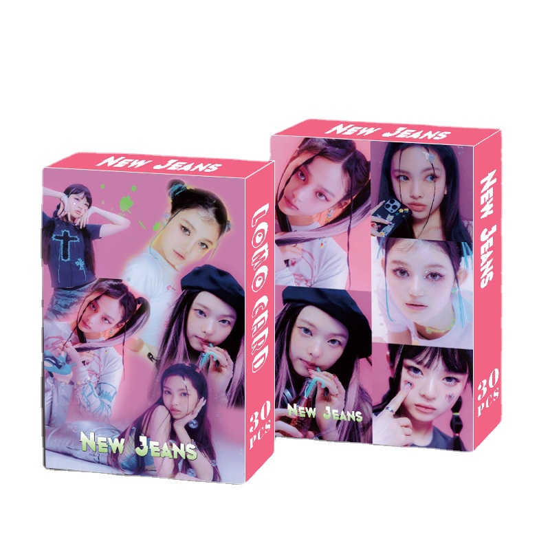 Hộp ảnh 30 tấm Lomo card NEWJEANS MINJI HANNI DANIELLE HAERIN HYEIN