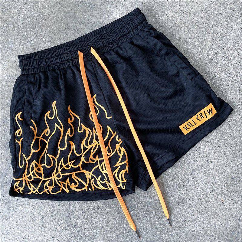 2023 Summer New American Sports Shorts Men's Basketball Swimming Trunks Quick-Drying Breathable Mesh Running Fitness Shorts ZfGr