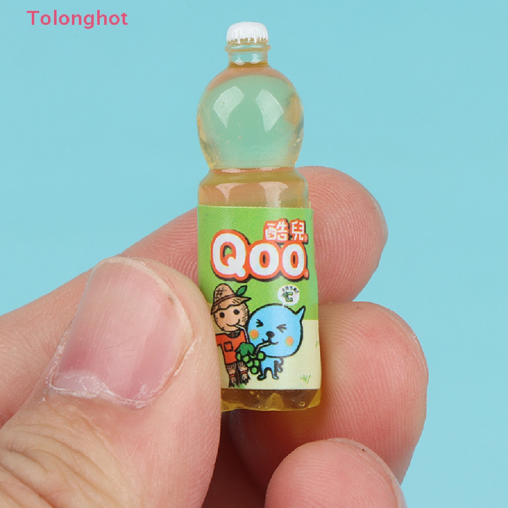 Set 10 Chai Nước Mini Tỉ Lệ 1 / 12 Dùng Để Trang Trí Nhà Búp Bê