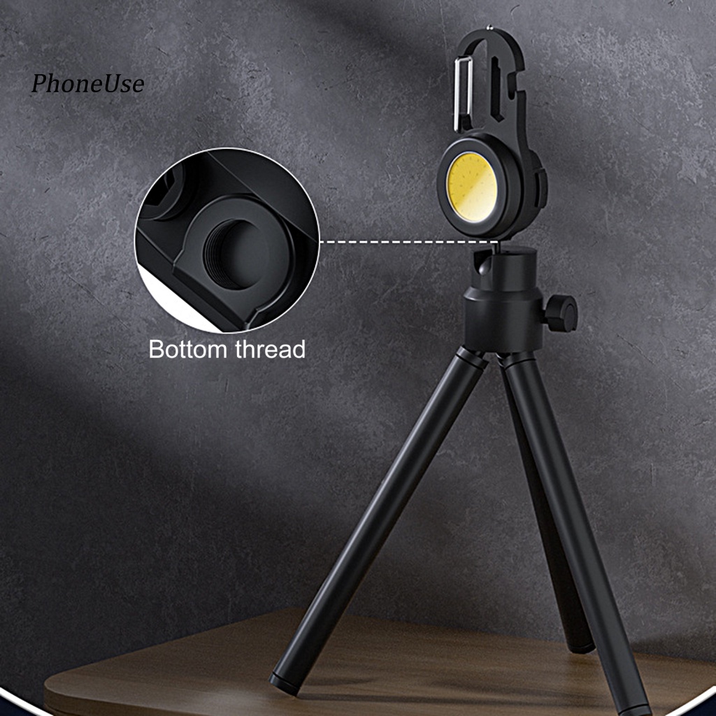 Pu 1 Bộ Đèn Pin Mini 4 Chế Độ Kèm Móc Khóa Và Cáp Sạc USB Tiện Dụng