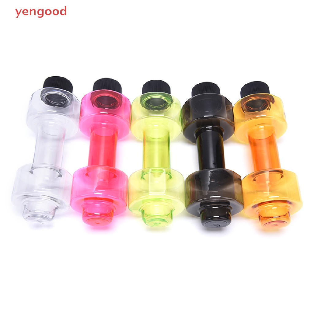 Bình Nước Hình Quả Tạ 550ml Chống Rò Rỉ Tiện Lợi