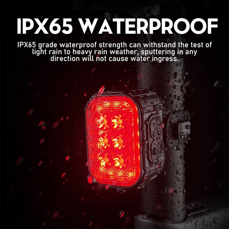 1 Bộ Đèn Pha Trước Và Sau Chống Nước Cho Xe Đạp