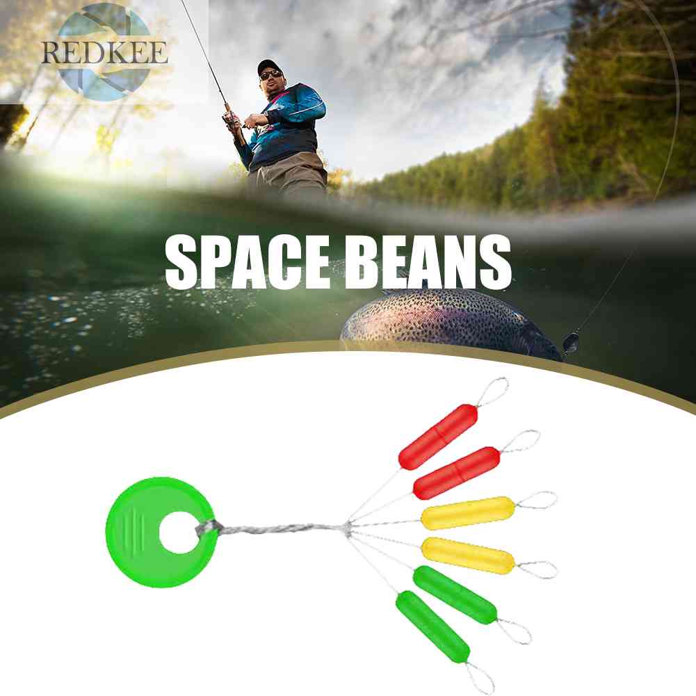 Set 10 / 60 Nút Chặn Dây Câu Hình Trụ Nhiều Màu Sắc