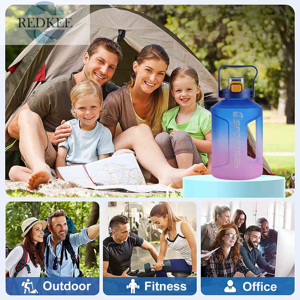 Bình Nước Thể Thao Dung Tích Lớn 2400ML