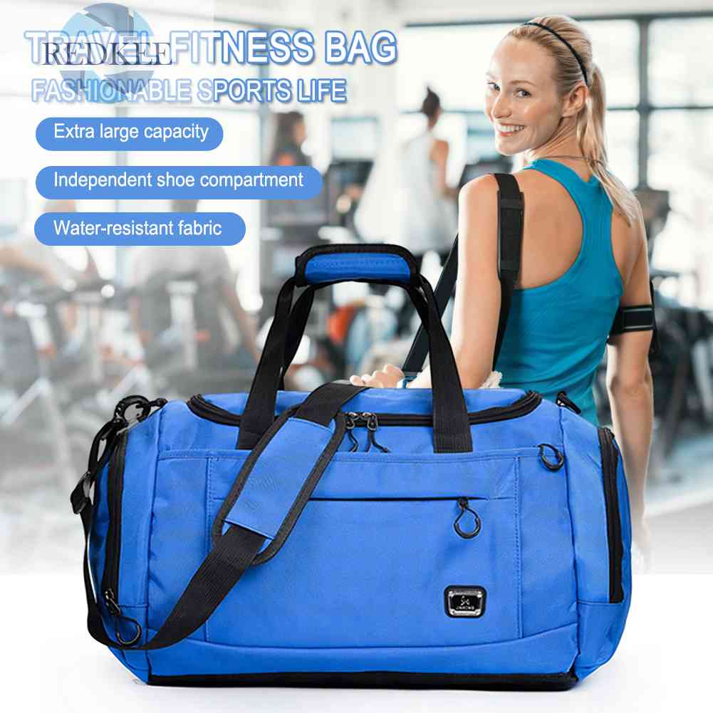 Túi Đựng Đồ Tập Thể Thao Sức Chứa Lớn Chia Ngăn Khô / Ướt Tiện Dụng Cho Nam Và