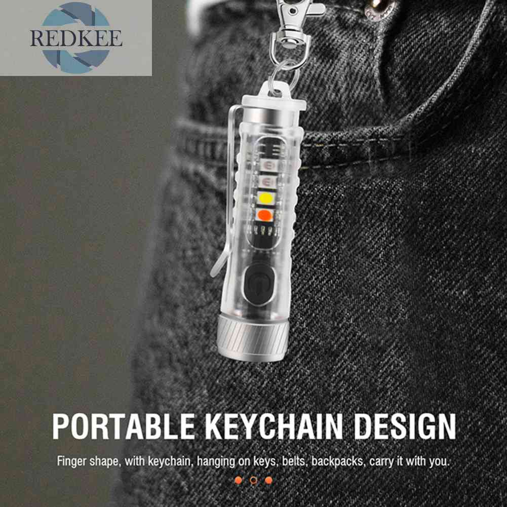 Móc Khóa Đèn Pin LED Mini XPG2 UV 395nm 400lm