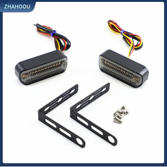 ☃Phụ Kiện Trang Trí Nhà Cửa Độc Đáo Sáng Tạo☃ 1 Cặp Đèn Led Tín Hiệu Xi Nhan Cho Xe Máy / Xe Đạp Điện
