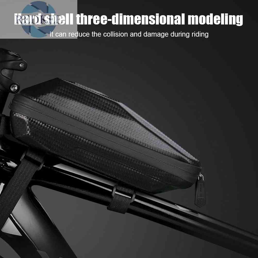 Túi Cứng Đựng Đồ Dùng Treo Khung Xe Đạp Tiện Dụng