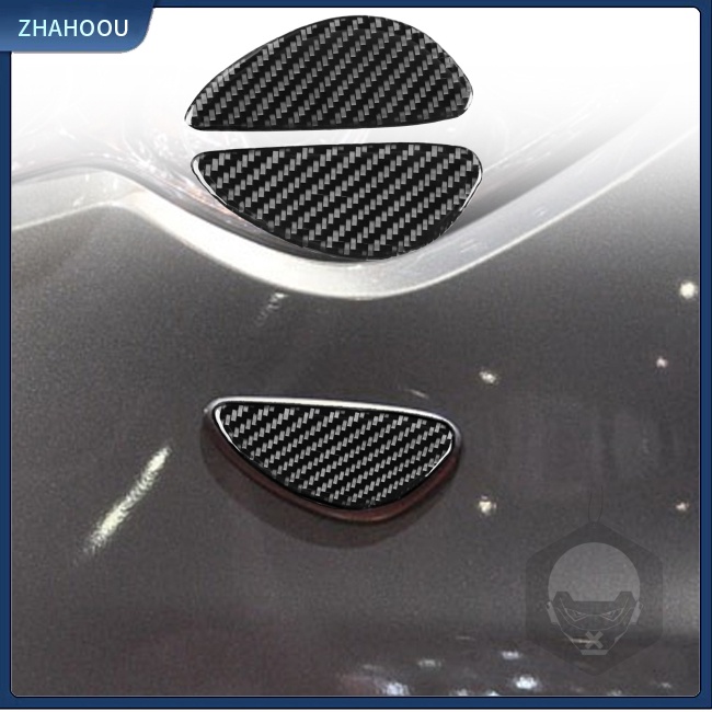 ☃Nhà Cửa☃ Bộ 2 Miếng Dán Đèn Xe Hơi Họa Tiết Sợi Carbon Sang Trọng Cho Infiniti Fx 2009-2013 Qx70 14 +