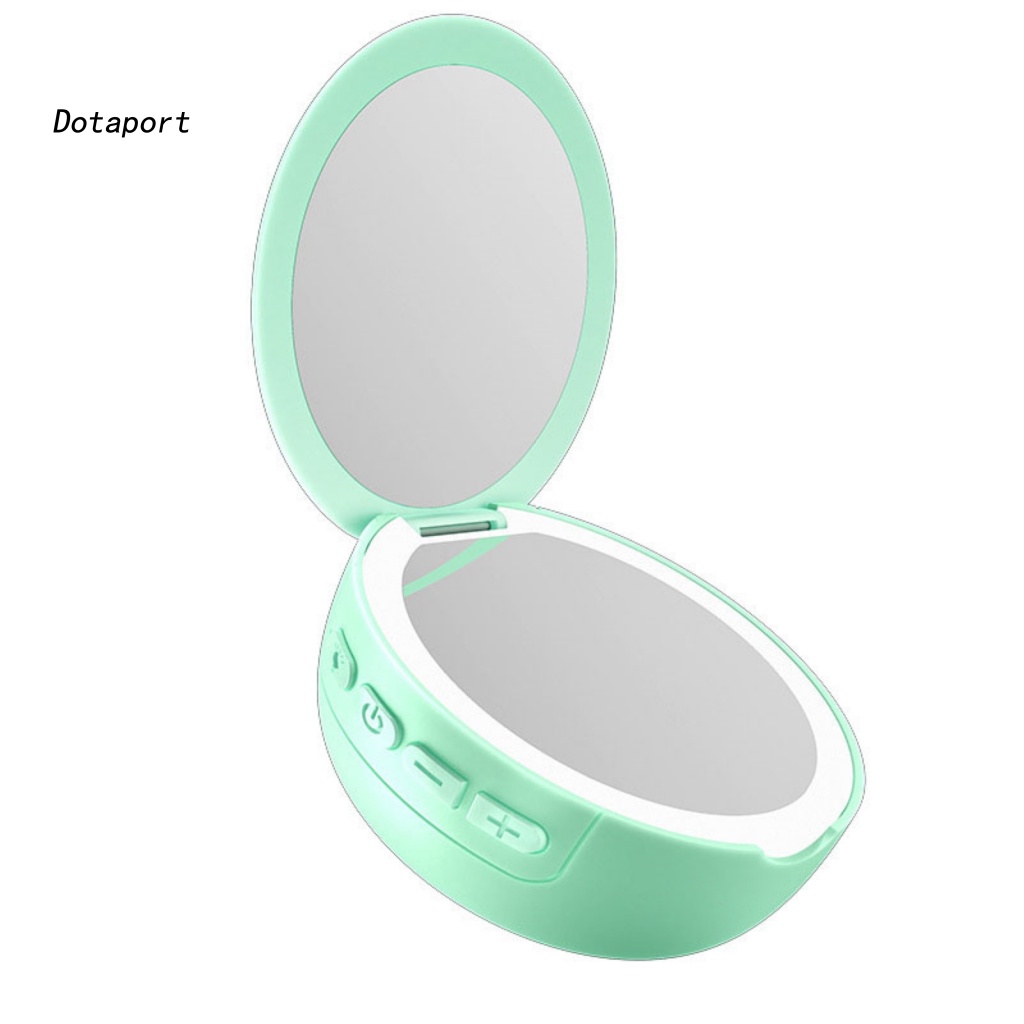 Gương Trang Điểm KDDT-2 Trong 1 Kết Nối Bluetooth Không Dây Có Đèn LED