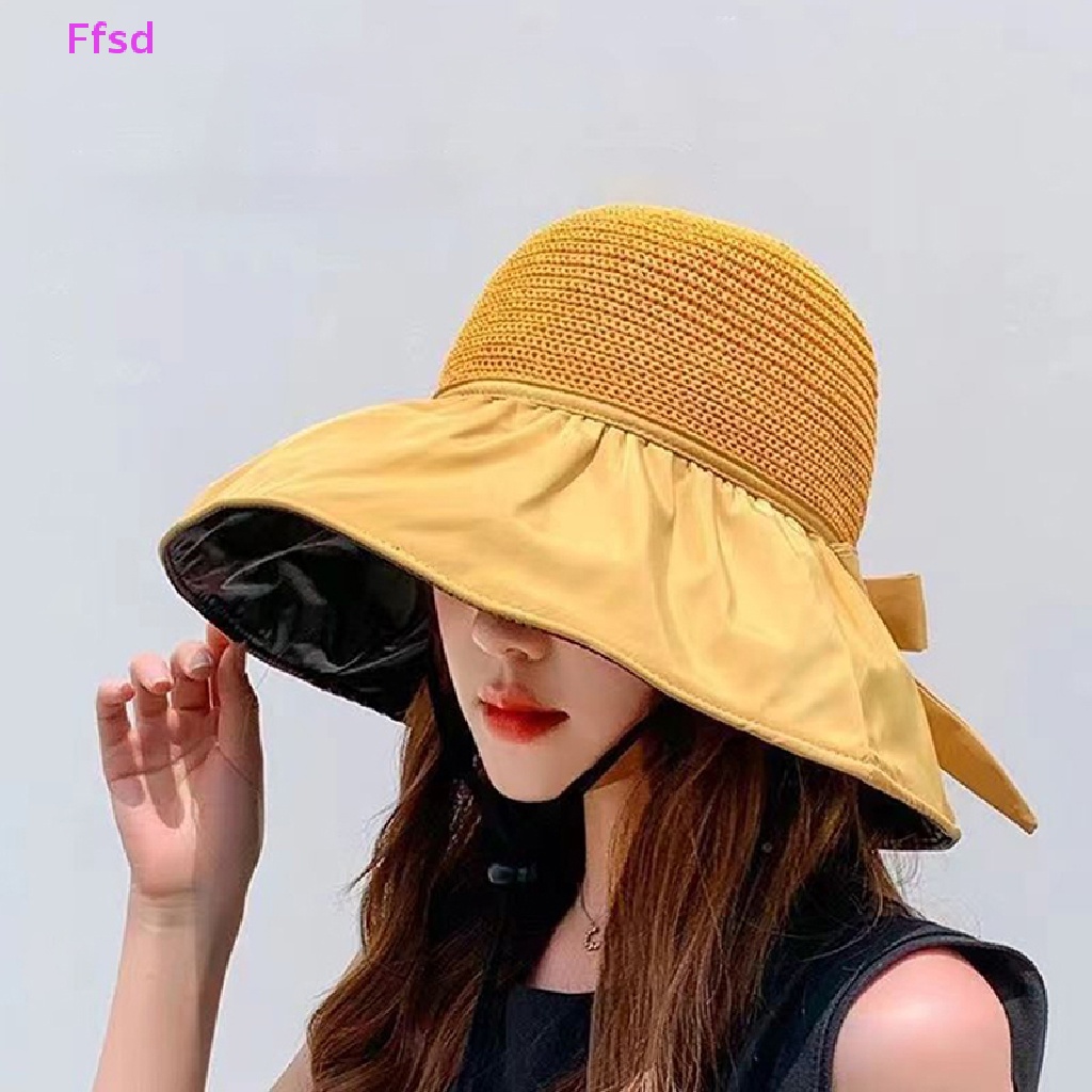 {Ffsd} Hàng Mới Mũ Bucket Chống Nắng / Tia UV Thời Trang Mùa Hè Dành Cho Nữ * Bán Chạy