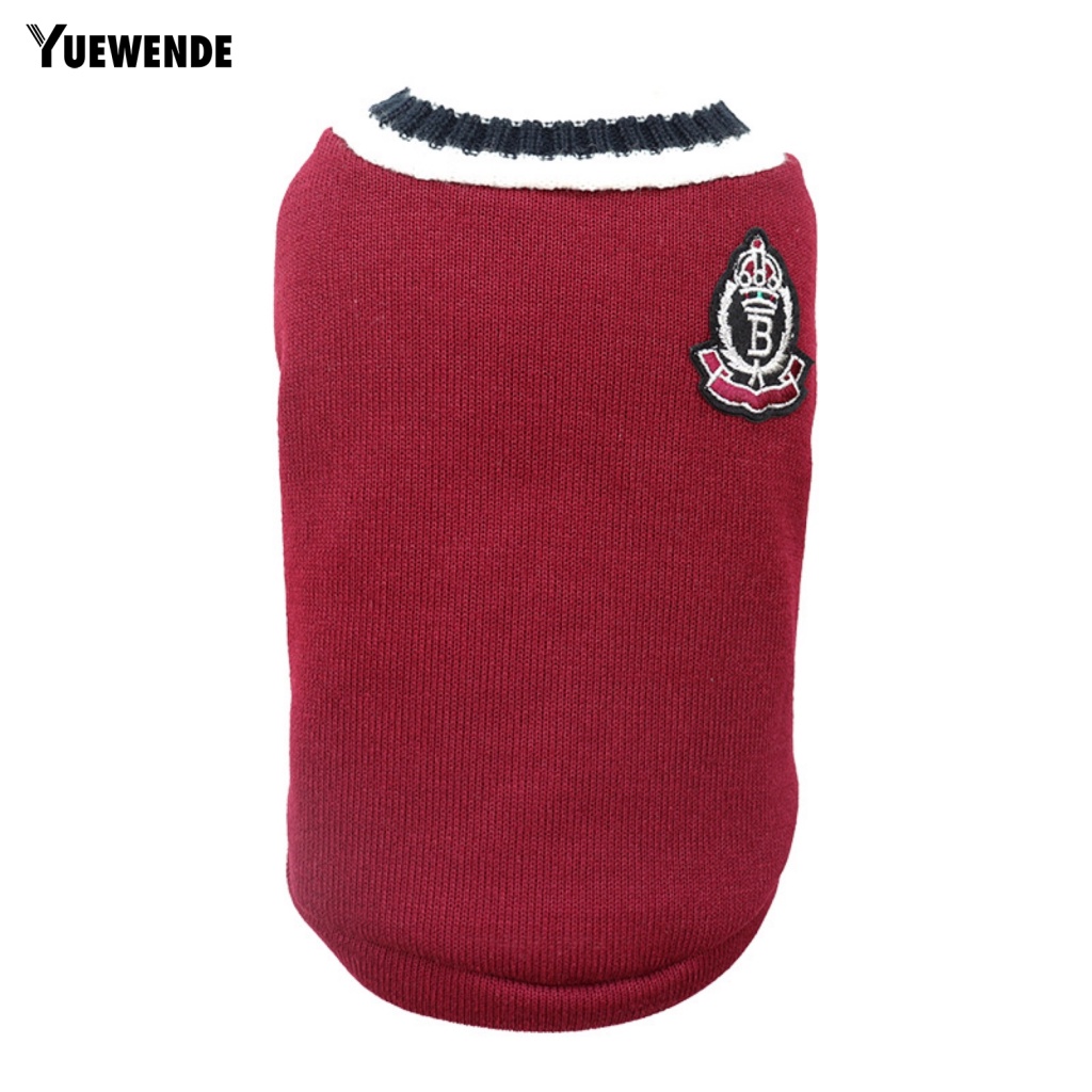 Áo Len Không Tay Cổ Chữ V Thời Trang Cho Thú Cưng