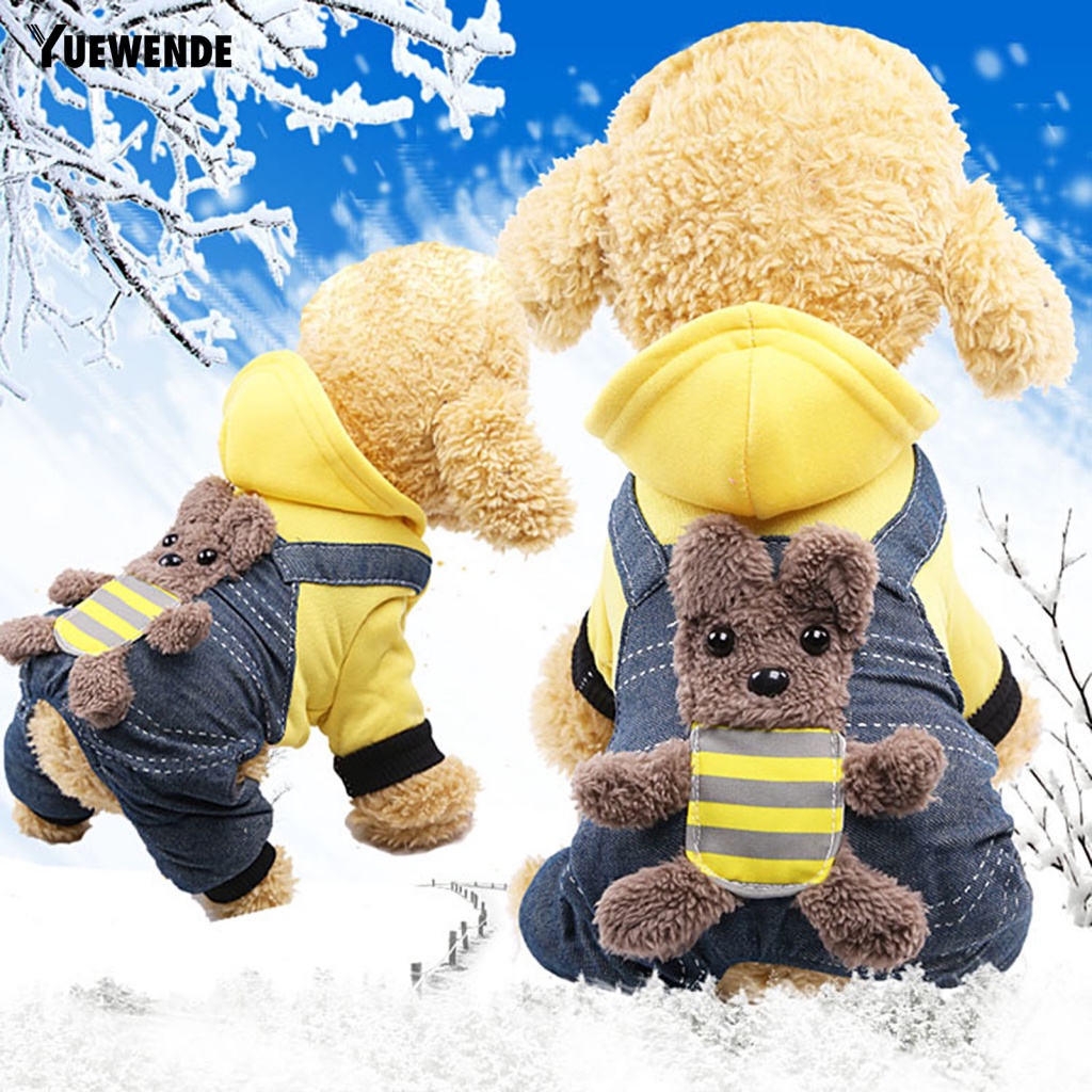 Áo Khoác Bốn Ống Giữ Ấm Cho Thú Cưng