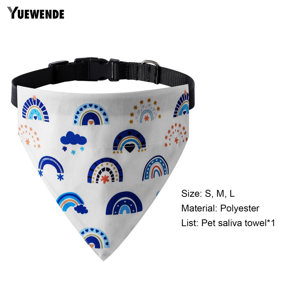 Ye.b Vòng Cổ Yếm Mềm Mại Mùa Hè Unisex Cho Thú Cưng