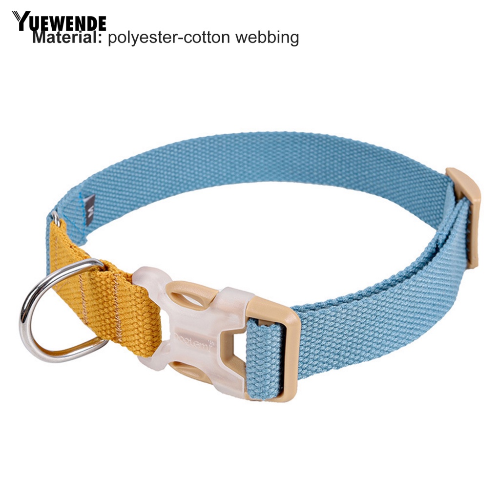 Vòng Cổ Thú Cưng Đi Dạo Chống Mài Mòn Hai Màu