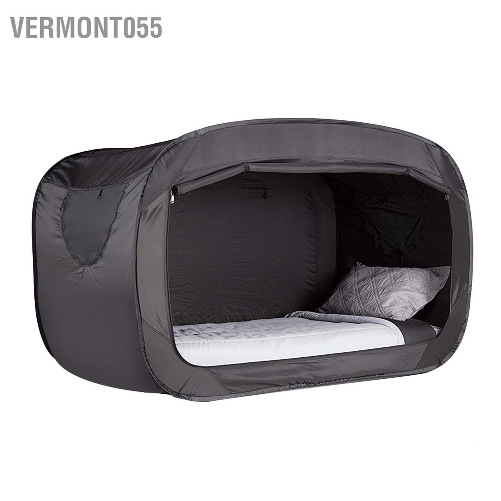 Có thể bán buôn Lều ký túc xá độc lập chống sáng Vải polyester thông gió cho học sinh người lớn Vermont055 Hàng giao ngay