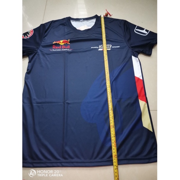 Áo Thun Tay Ngắn Đi Xe Máy F1 Redbull Mau Khô Cho Nam Và Nữ