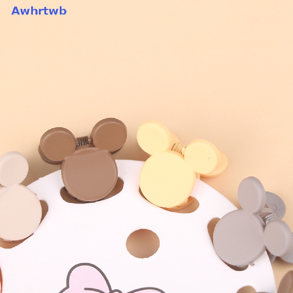 Set 10 Kẹp Tóc Càng Cua Nhỏ Hình Ngôi Sao / Bướm Màu Kẹo Ngọt Dễ Thương Cho Bé Gái Mới