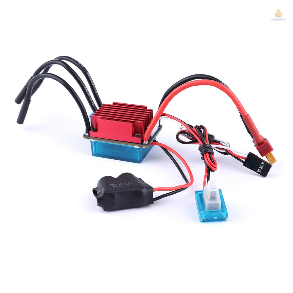 Bộ Điều Khiển Tốc Độ Điện Tử ESC Không Chổi Than S-35A Với ESC 5V / 2A BEC Cho Xe Hơi Điều Khiển Từ Xa 1 / 12 1 / 14 1