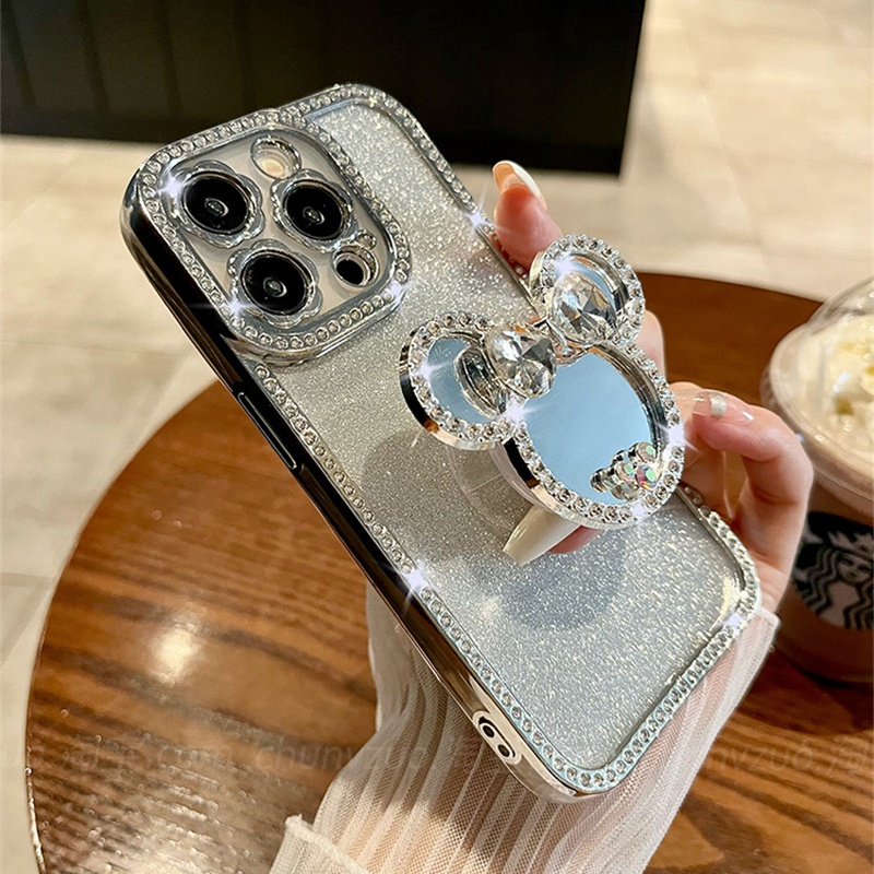 Ốp Lưng TPU TráNg Gương ChốNg Rơi Cho iPhone 11 13 pro max 14 pro max 12 pro max 14 plus 11promax