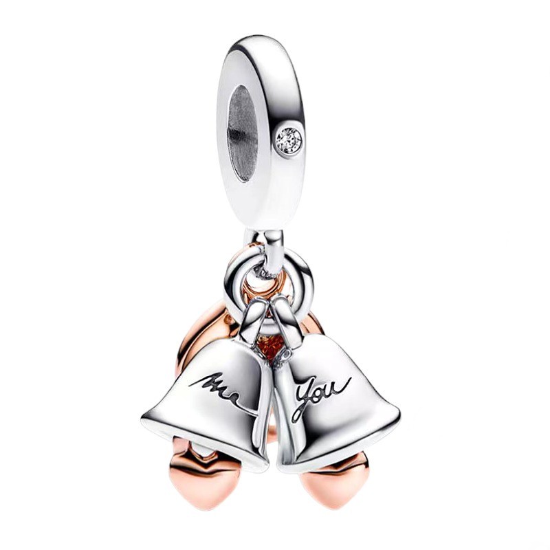Mặt Dây Chuyền Bạc 925% Hình Bánh Donut Chất Lượng Cao Pandora2023