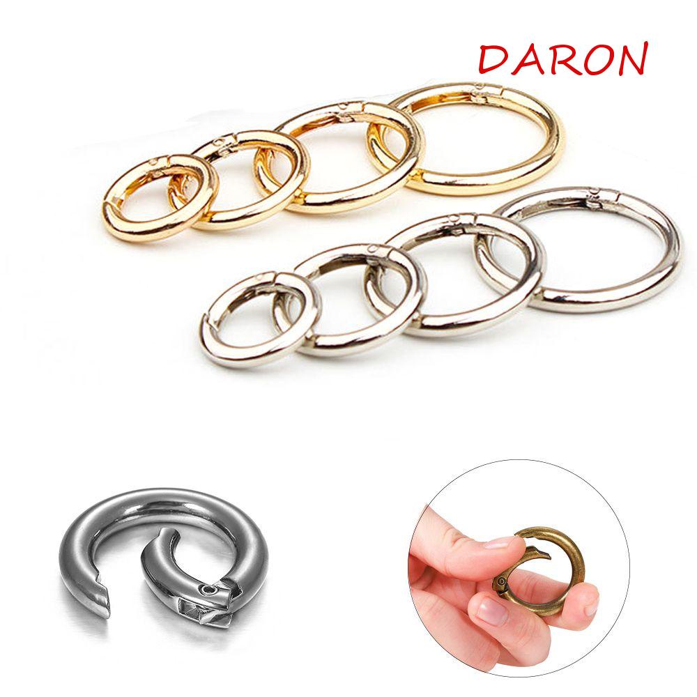 Bộ 5 Móc Khóa Tròn Có Thể Mở Dùng Làm Trang Sức DIY