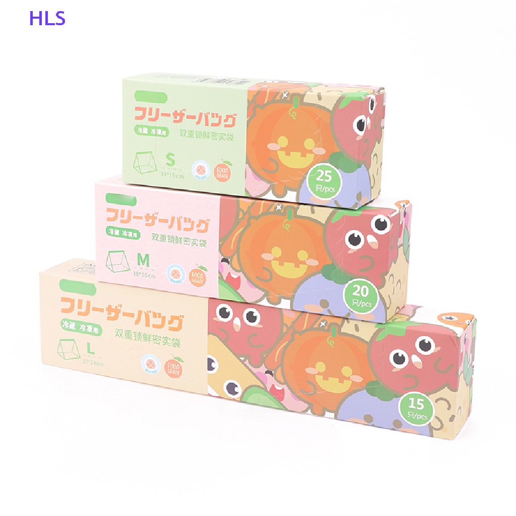 [HLS] Túi Zip Bảo Quản Thực Phẩm Tươi Mới Có Thể Tái Sử Dụng