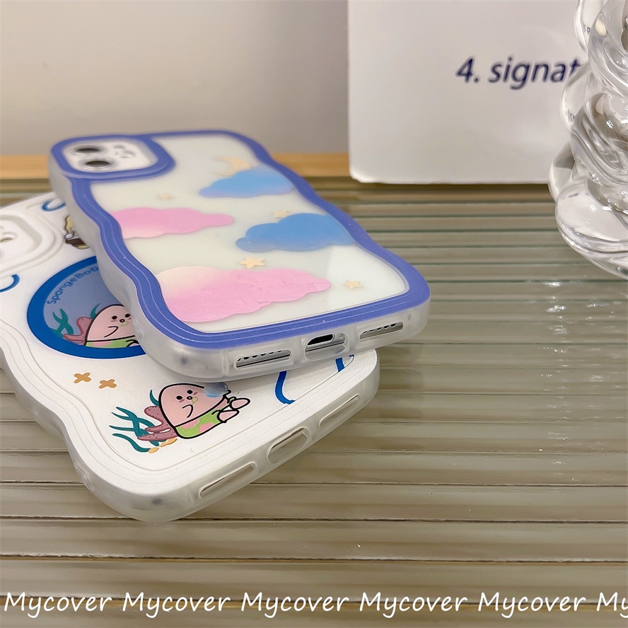 Ốp Điện Thoại Silicon Mềm Hình Đám Mây Hoạt Họa Cho iPhone 14 13 12 11 Pro Max X XR Xs Max 6 7 8 Plus