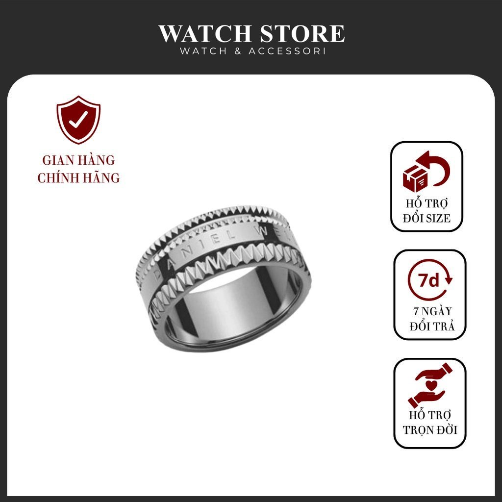 Nhẫn  Elevation Ring Silver  Chính Hãng - Daniel Store Vietnam .