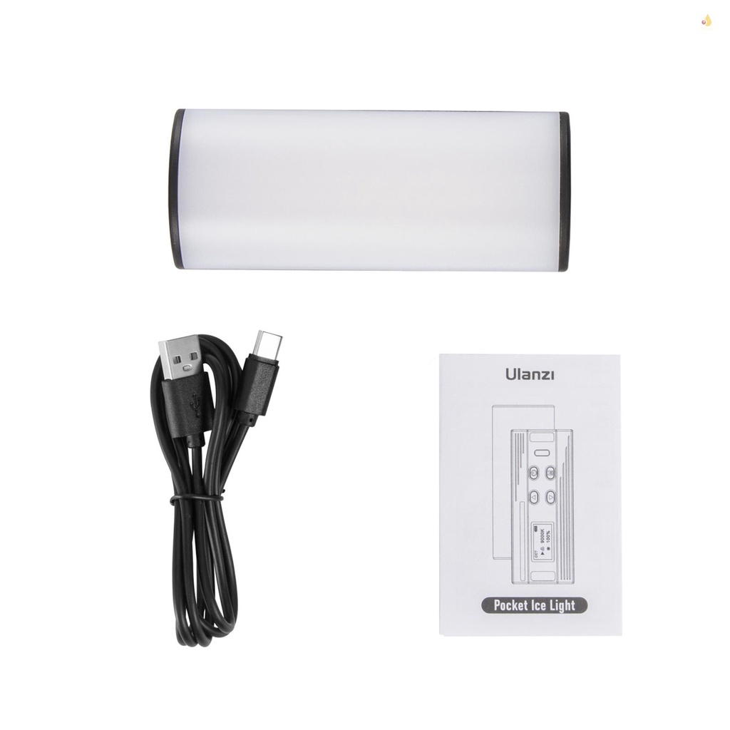 Đèn Tuýp LED Mini Ulanzi i-Màu Ánh Sáng 2500K-9000K 20 Hiệu Ứng Ánh Sáng CRI95 + Có Màn Hình LCD Dùng Quay Video Trực Tuyến