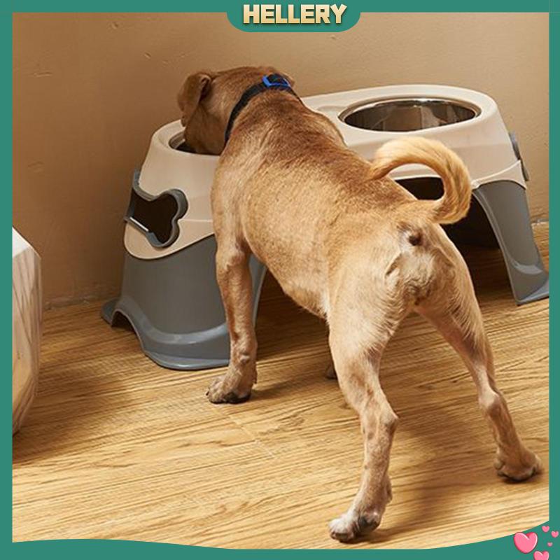 Đĩa Đựng Thức Ăn Chống Trượt Kèm Giá Đỡ Dành Cho Thú Cưng