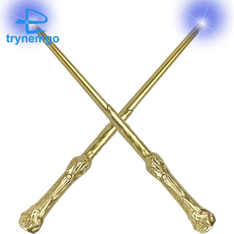 Set 2 Đũa Phép Có Đèn Và Âm Thanh Vui Nhộn Cho Bé Hóa Trang Phù Thủy