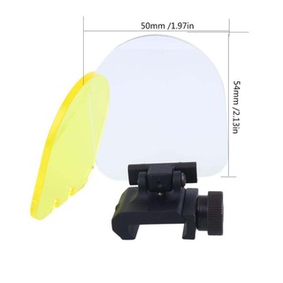 20mm Base Foldable Sight Scope Lens Screen Protector Shooting Eye Protector
