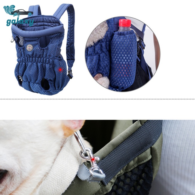 Galaxy Túi Đựng Thú Cưng Đi Du Lịch Bằng Vải Oxford Phối Lưới Thoáng Khí Trọng Lượng Nhẹ