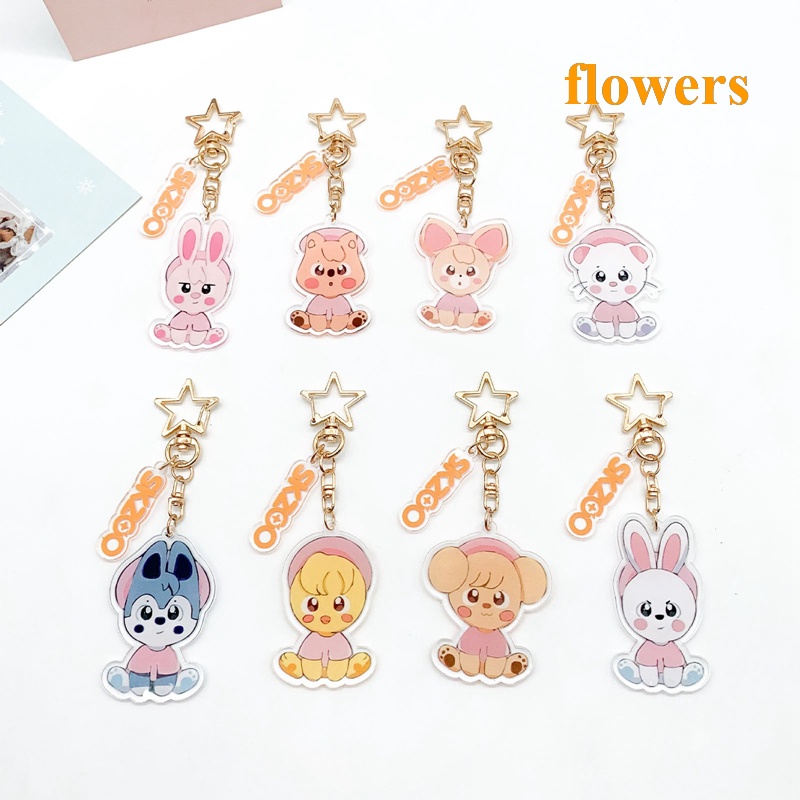 Móc Khóa Hình Động Vật Hoạt Hình Hàn Quốc 2023