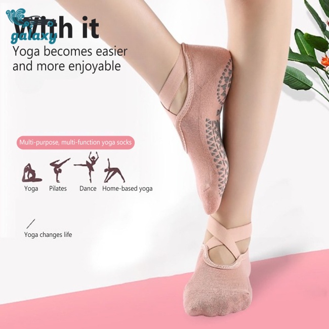 Galaxy 1 Đôi Tất Múa Ballet Chống Trượt Thoáng Khí Cho Nữ