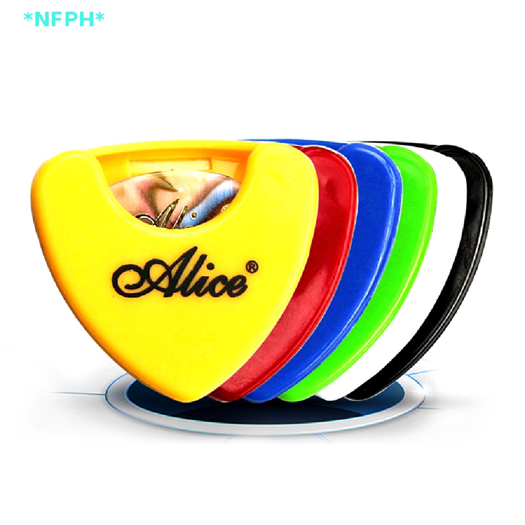 Hộp Nhựa Đựng Miếng Gảy Đàn Guitar Tự Dính Mới