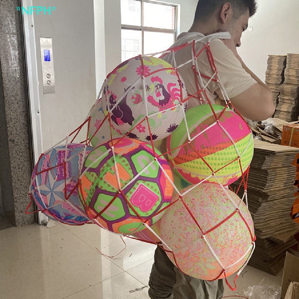 1 Túi Lưới Đựng Bóng Đá Chất Liệu Nylon Mới
