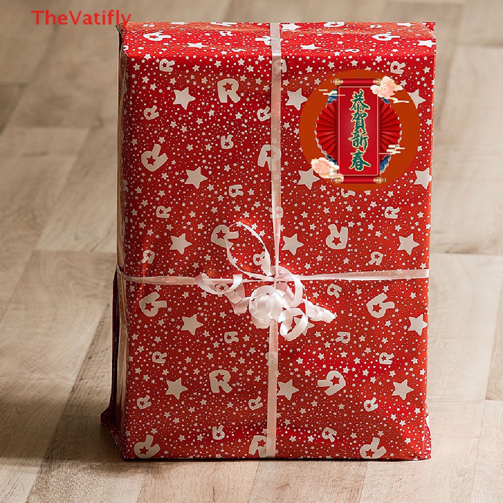 Cuộn 500 Nhãn Dán Chúc Mừng Năm Mới 2.5cm 2023