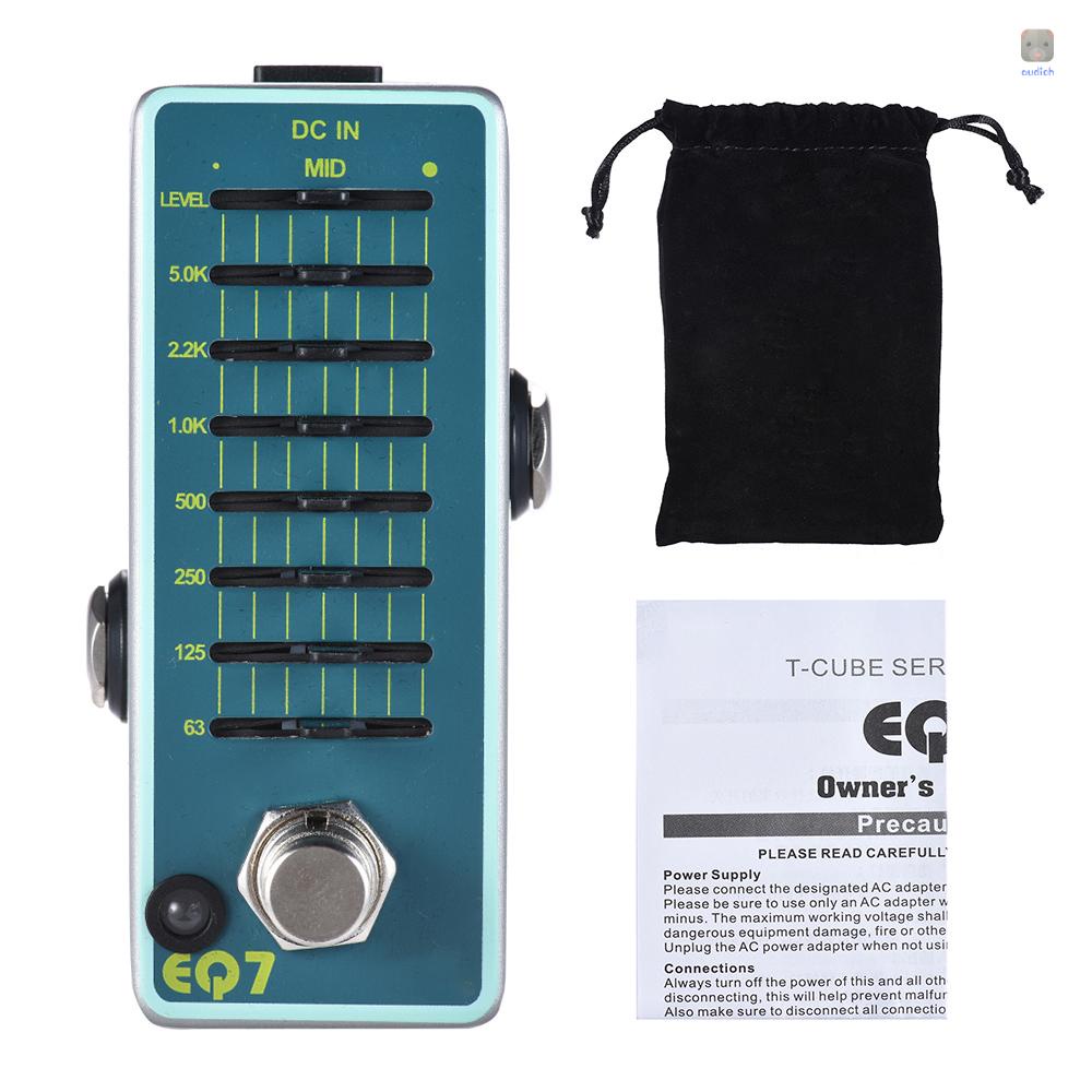 Phơ Đàn Hiệu Ứng Bàn Đạp ENO EX EQ7 7 Băng Tần EQ Vỏ Kim Loại