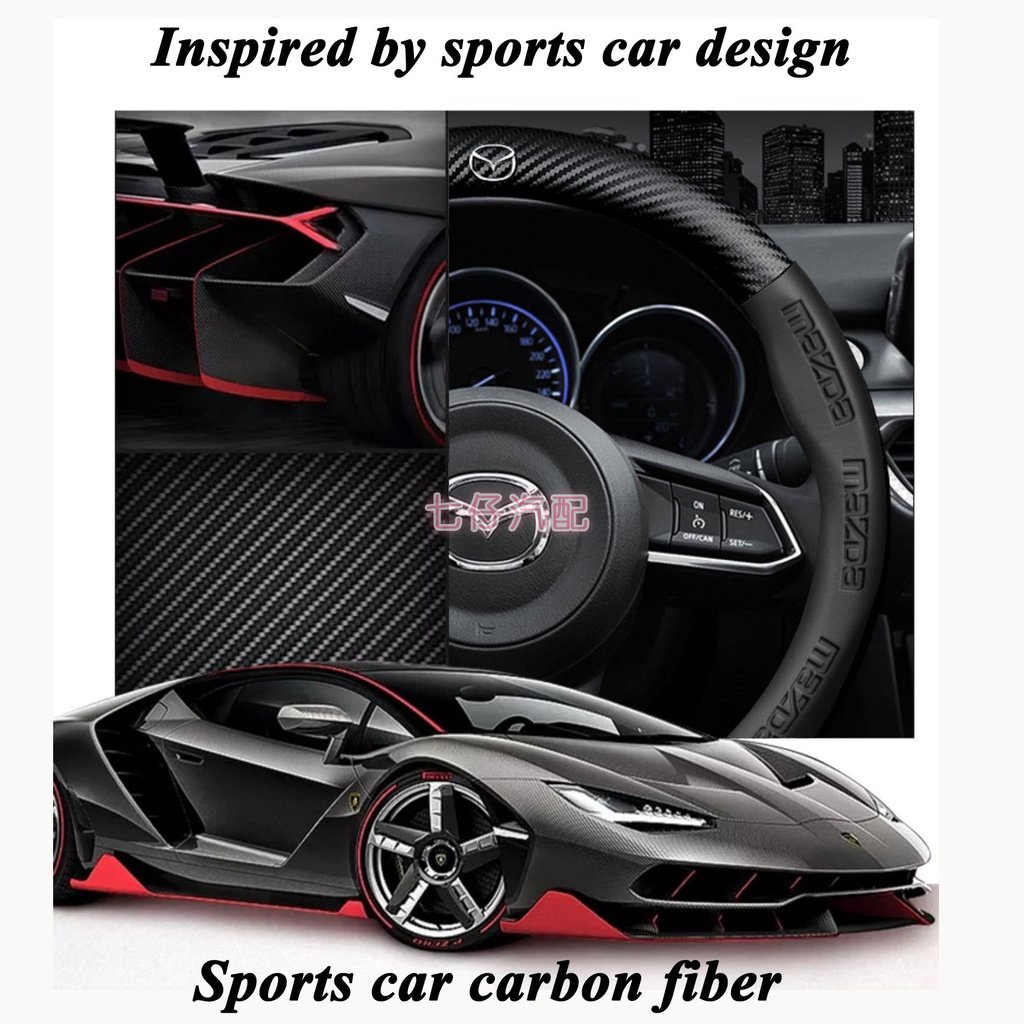 Bao Da Bọc Vô Lăng Xe Hơi Mazda 2 3 6 CX5 CX7 CX30 CX20 CX3 5 8 Chất Lượng Cao