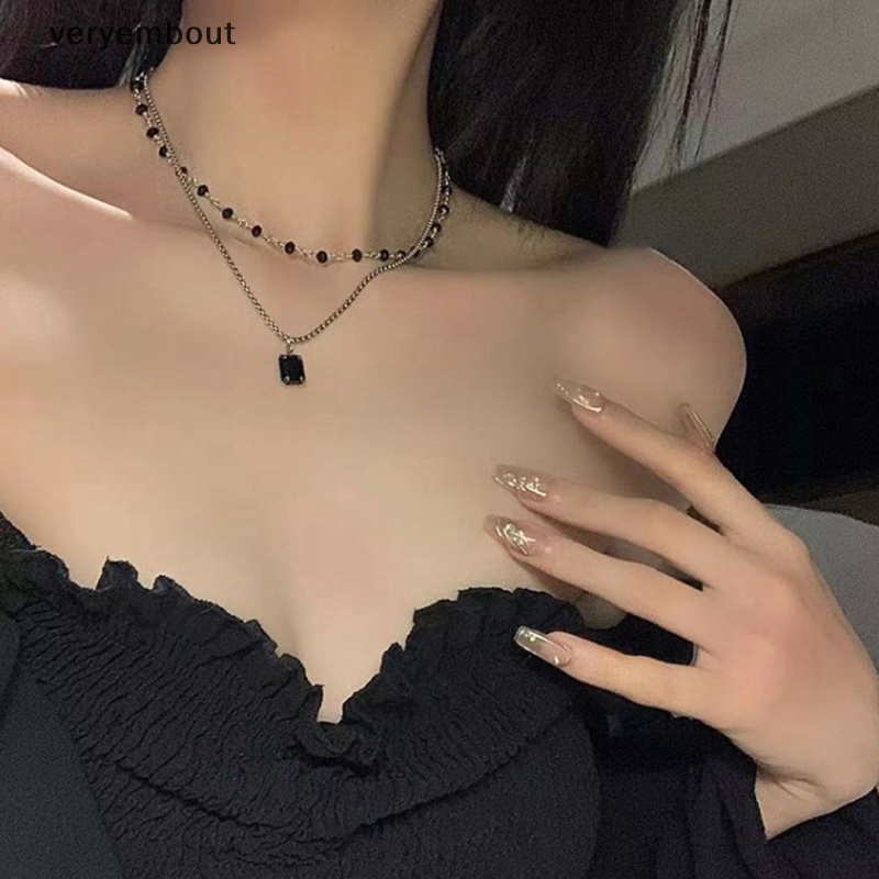 Vòng Cổ Choker Hai Lớp Màu Sắc Bạc Thời Trang Dành Cho Nữ