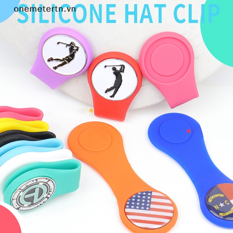 Onemetertn Kẹp Nam Châm Bằng Silicon Đánh Dấu Bóng Golf Không Mùi Gắn Mũ Lưỡi Trai Từ Tính Mạnh Mẽ Cho Quần Áo VN