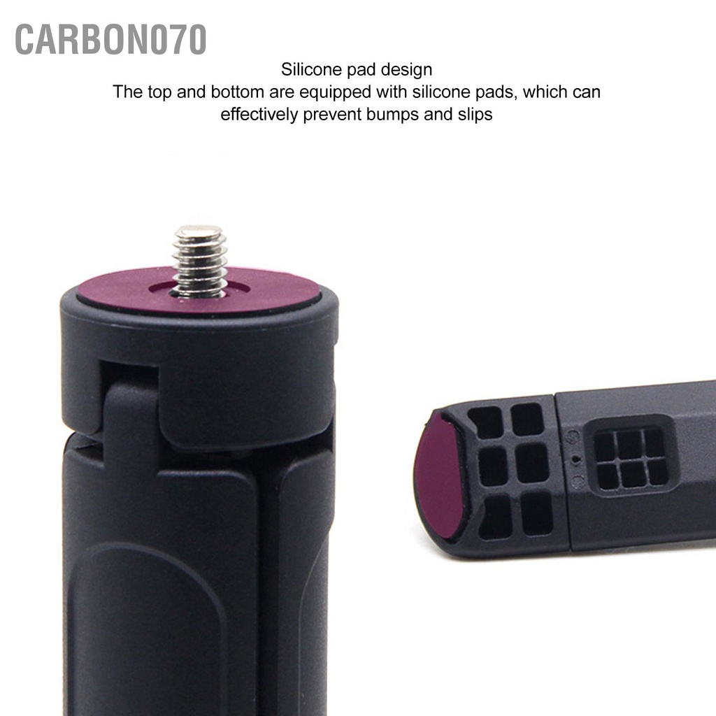 Carbon070 Chân máy tính bảng nhỏ Tripod Điện thoại để quay video Vlogging và chụp ảnh du lịch Màu đen